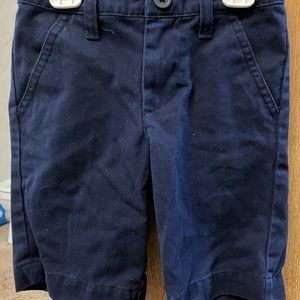 Cat and Jack navy uniform shorts with adjustable waist band